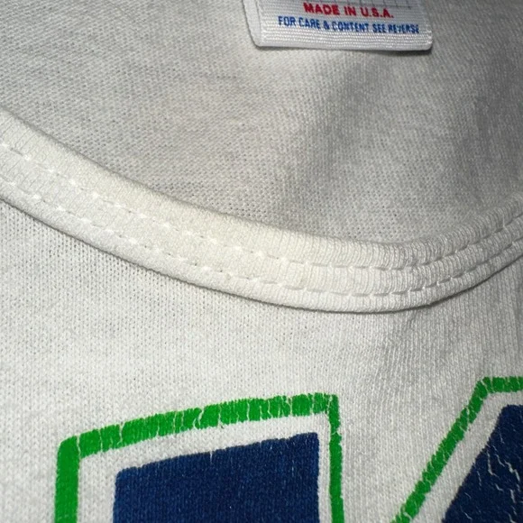 Vtg YMCA‎ Tank Top Jerzees L 90s Portland Maine Spirit Mind Body USA Made Logo